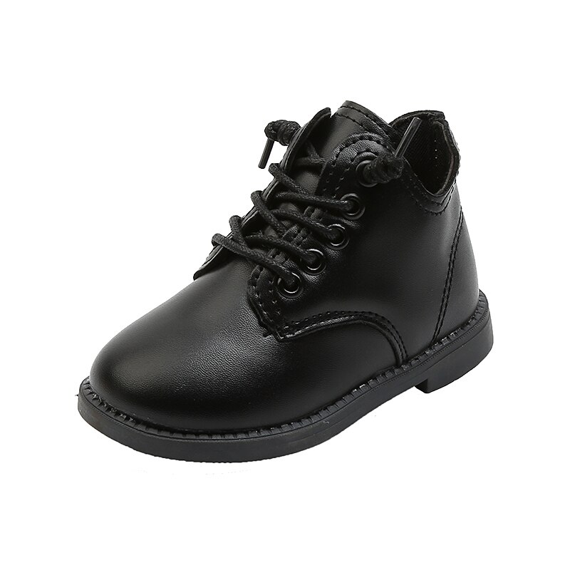 automne enfants chaussures en cuir souple enfant en bas âge enfants Martin bottes imperméable à l'eau confortable filles bottes