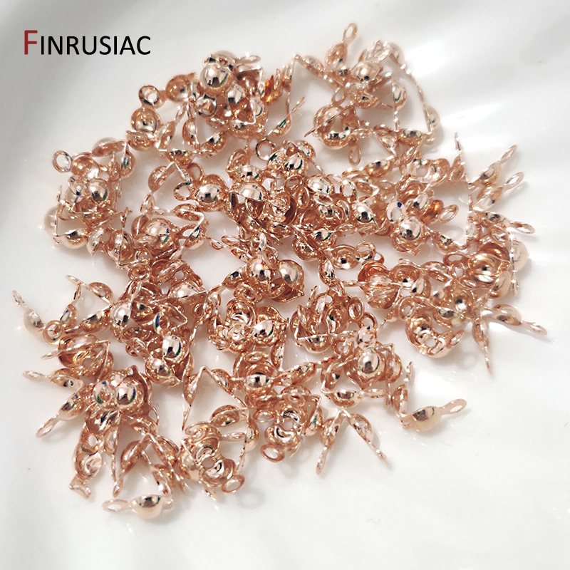 Hurtownia 3.2mm/3.6mm/4mm 14K pozłacane/srebrne podwójne końcówki koralików do samodzielnego tworzenia biżuterii komponent Calotte Crimp Beads: S / green