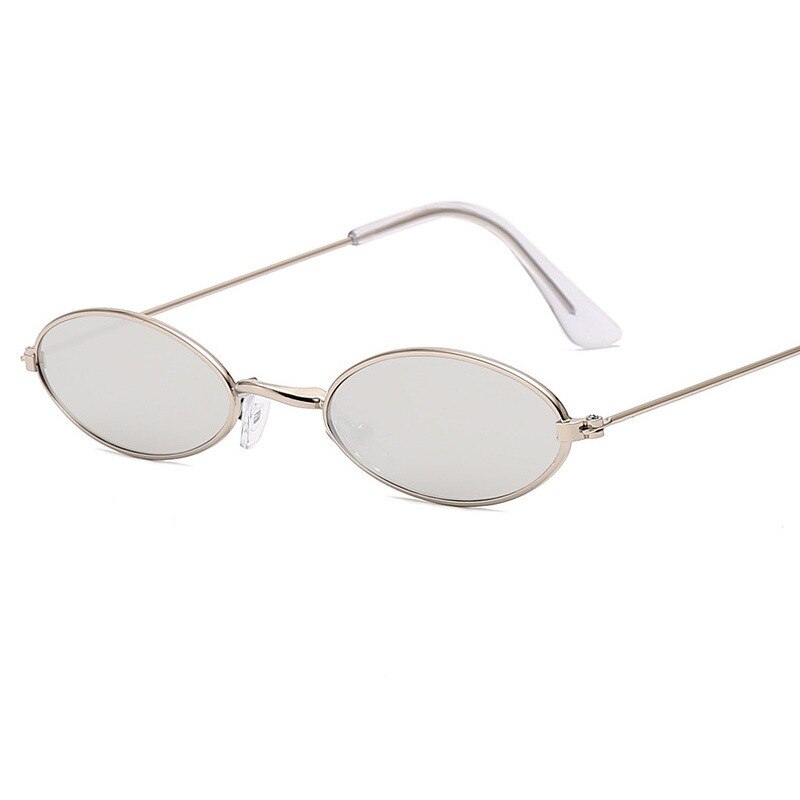 Kvinder kantløse bølge solbriller luksus metal nuancer vintage kvinder spejl briller  uv400 brand flamme solbriller: Sl