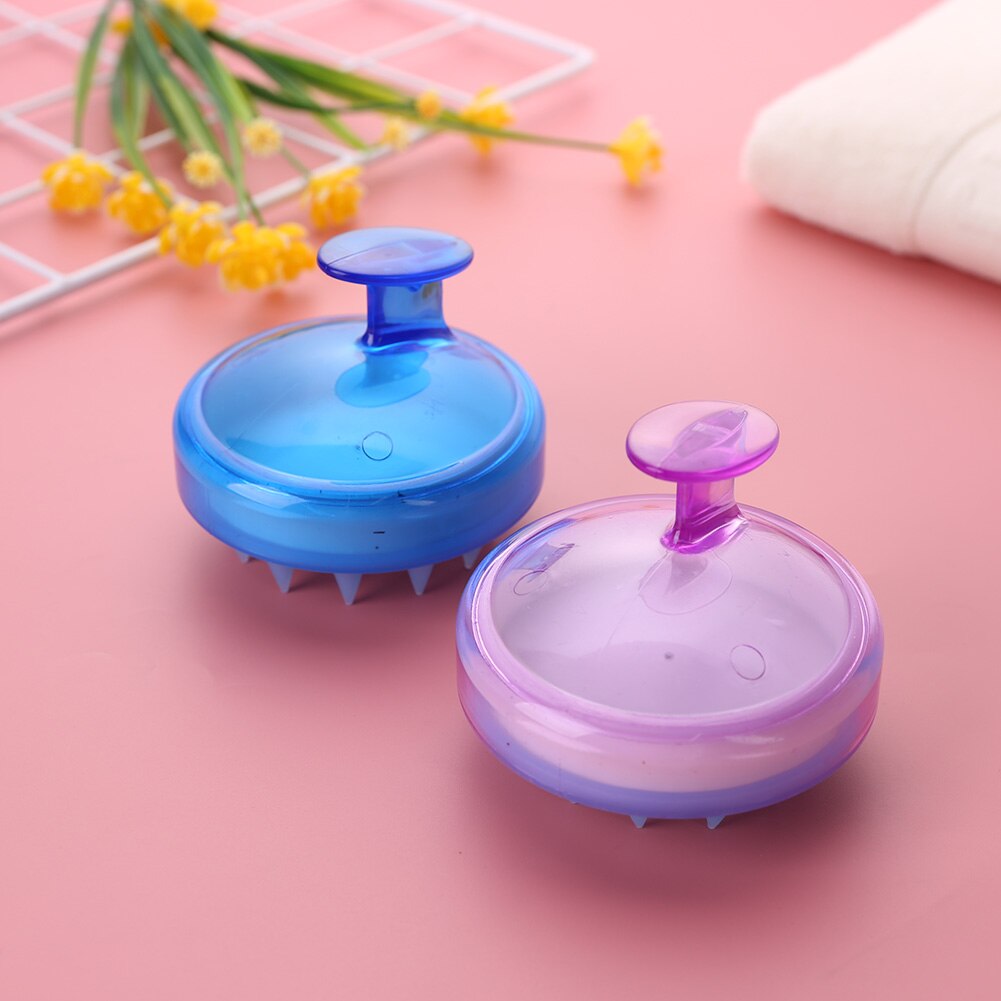 Baby Siliconen Shampoo Borstel Hoofdhuid Massage Borstel Shampoo Haar Wassen Kam Douche Borstel Bad Spa Kids Wassen Haar Tool