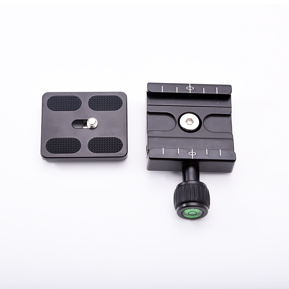 QR-50 PU-50 Square Clamp Adapter Plate with Gradienter for Quick Release Plate for tripod Ball Head Arca Swiss RRS Wimberley