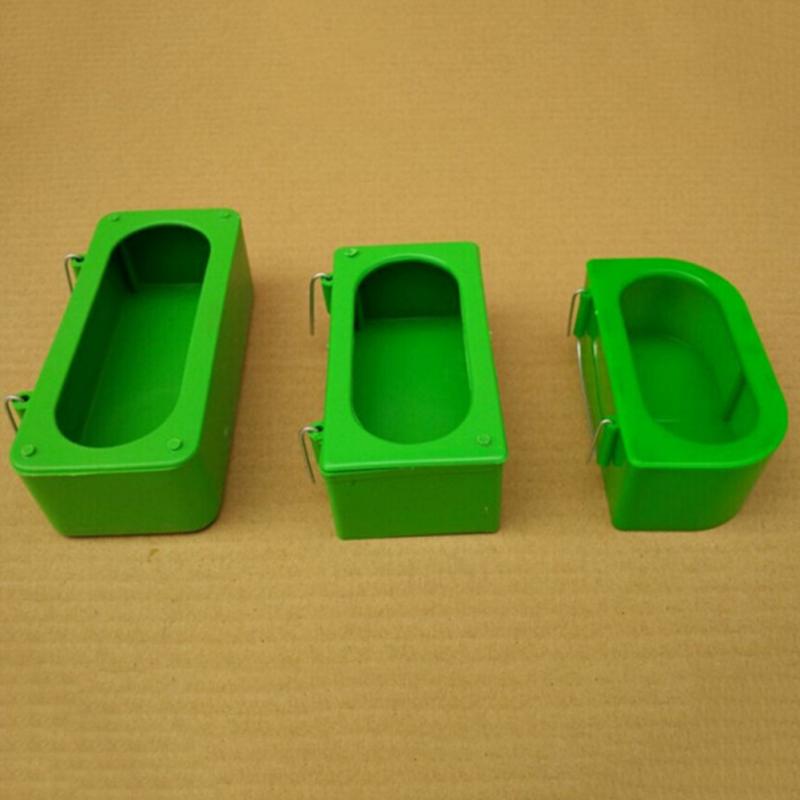 Pet Birds Hanging Feeding Trough Parrot Food Water Bowl Feeding Splash-proof Cup Plastic Bird Pigeons Cage Feeder