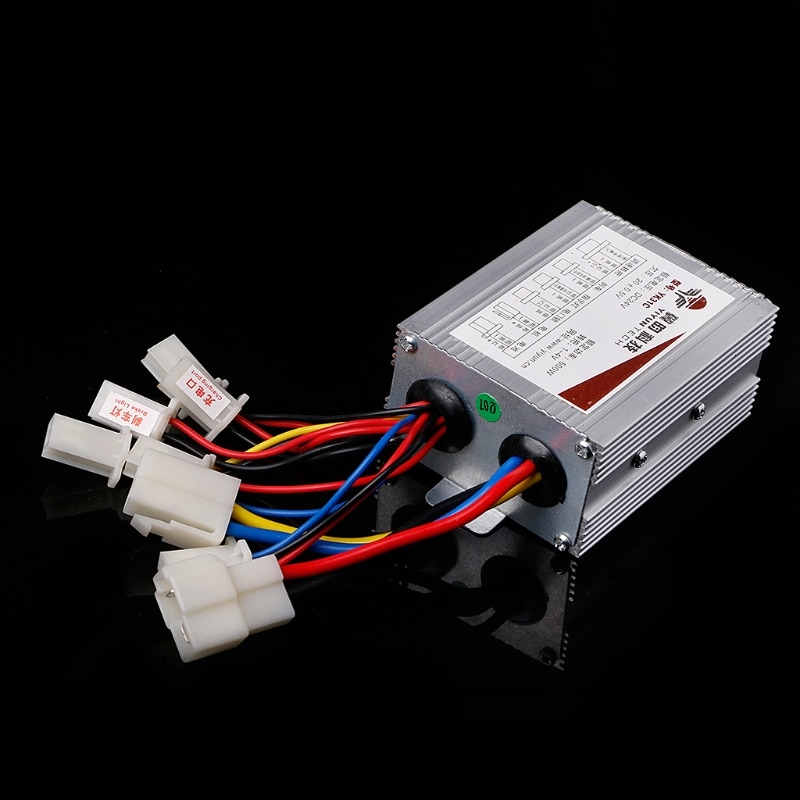 Controlador de velocidad de Motor 30A DC 24V 500W para bicicleta patinete eléctrico #0604