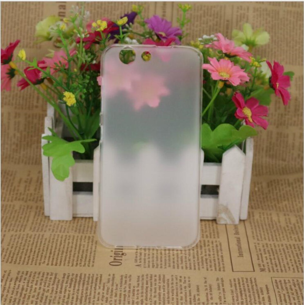 Transparent Soft Silicone TPU Phone Back Cover Case For ZTE Blade ZTE Z10 Z 10 A512 5.2" Pudding Gel Soft TPU Shell: White