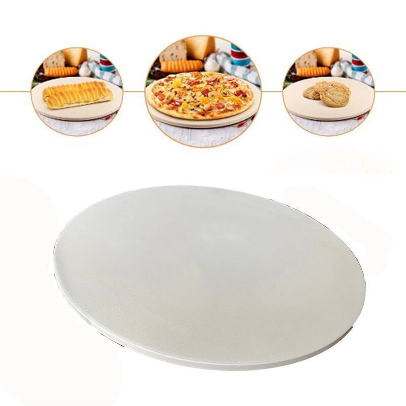 Pizza Stone for Cooking Baking Grilling 13 Inch Extra Thick Pizza Tools for Oven and BBQ Grill Bakeware Kitchen 33CM Pizza Stone