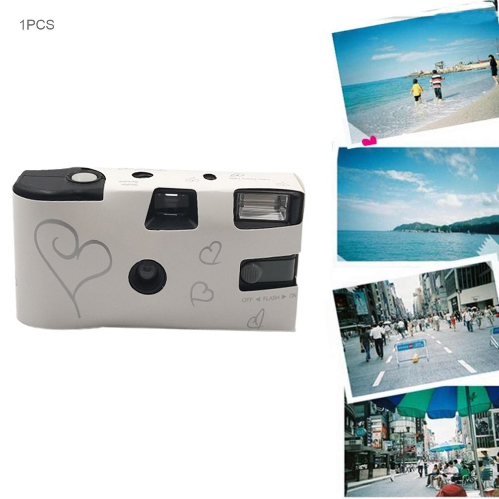 Disposable Film Camera Retro 36 Photos 35Mm Disposable Film Camera Handheld Point and Shoot Optical Camera Children Camera
