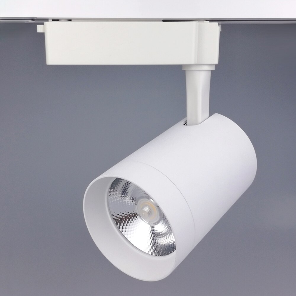 Verlichting spoor Lamp Spoor 20 W 30 W Aluminium Zwart Wit LED Cob Spots Spoor Licht Voor Winkel Winkel Kantoor LED Rail Lamp