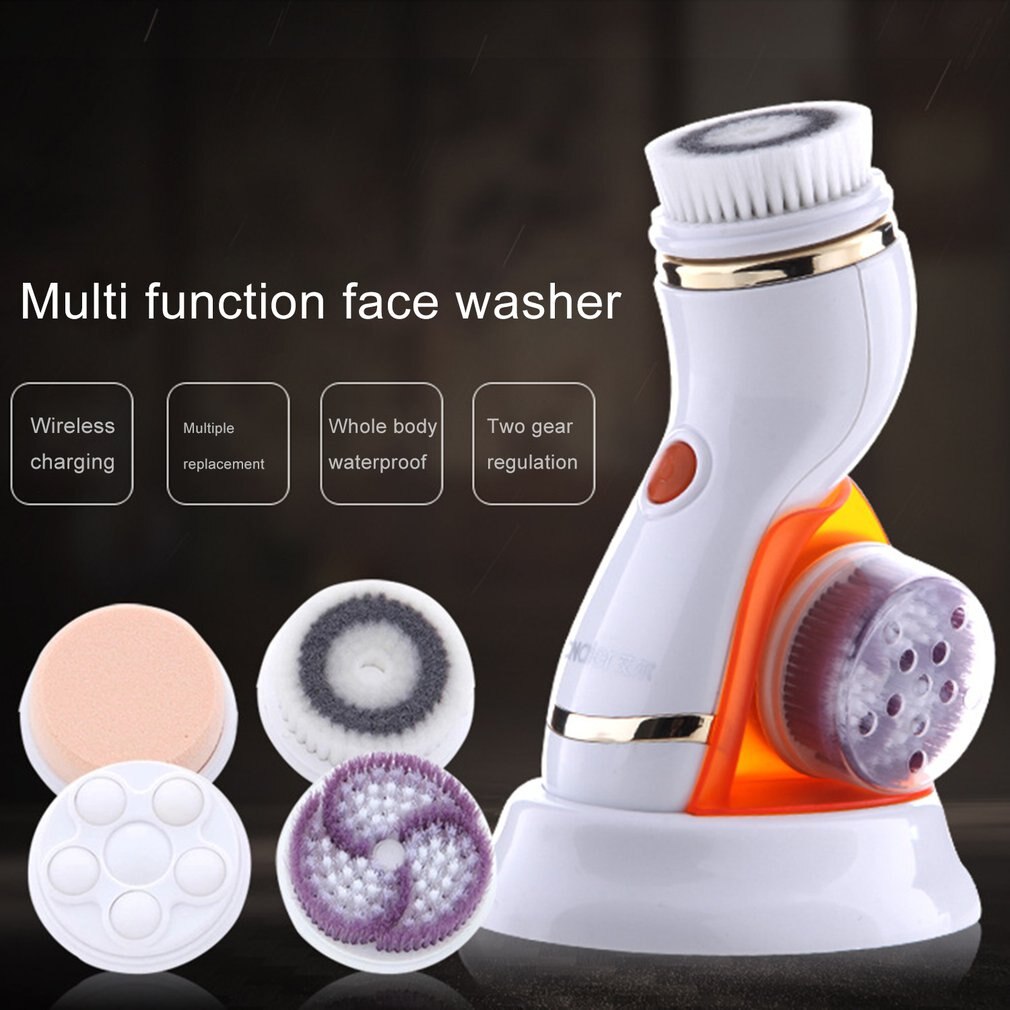 Multi-Function Electric Wash Face Facial Wash Brush Cleansing Brush Face Cleansing Instrument Pore Cleaner