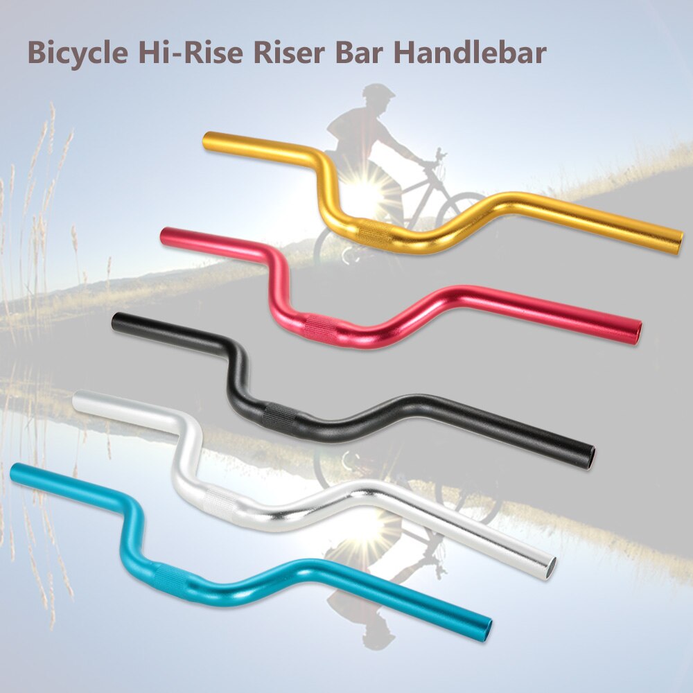 25.4*520mm cykelcykler riser bar styr mtb mountainbike aluminiumslegering riser styr vej fixie cykel styr