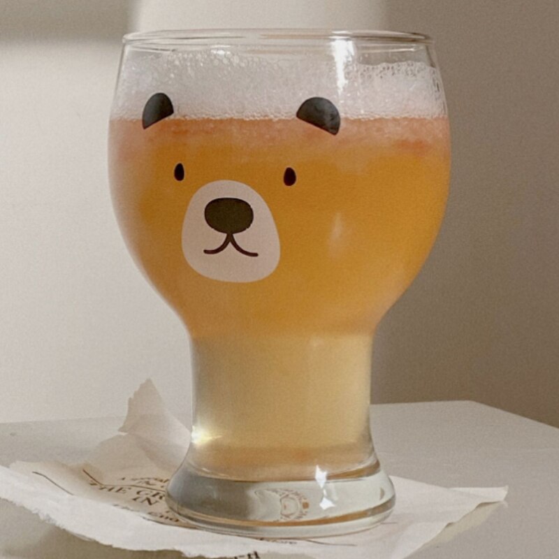 Chope à bière ours 400-450ml, Ins, multi-usages, populaire, à la , jus de Dessert, boisson froide, Cocktail, service à vin