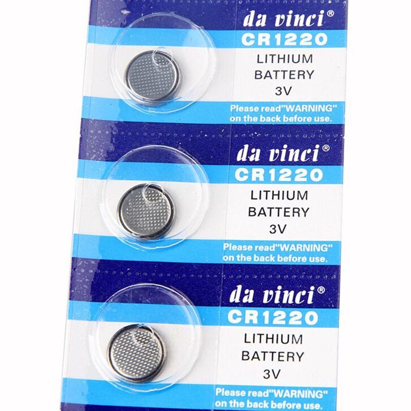 5 Pcs CR1220 Knoopcel Batterijen Cr 1220 DL1220 BR1220 LM1220 3V Lithium Batterij Voor Horloge Speelgoed Computer rekenmachine Controle