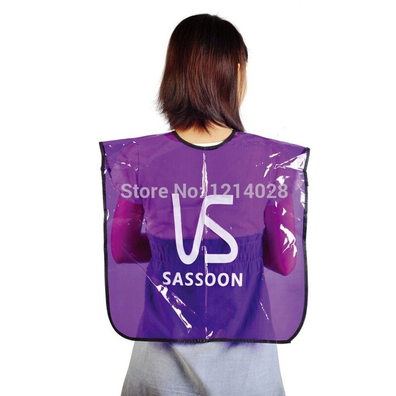 Cape de coloration de cheveux en PVC, Cape de cou de cheveux imperméable pour Baber, robe de permanente de cheveux professionnelle de célèbre VS-08,