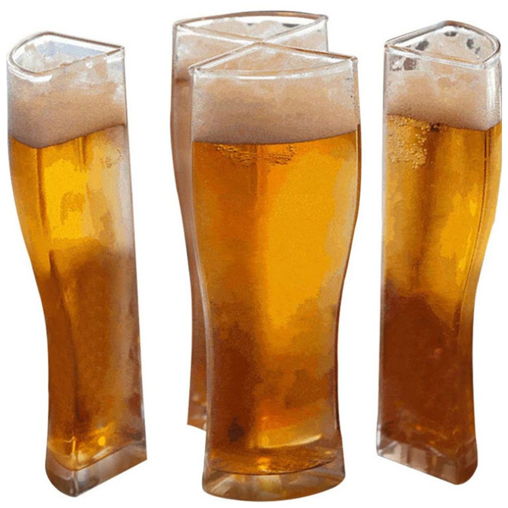 Super Schooner Beer Glasses Mug Cup Separable 4 Part Large Capacity Thick Beer Mug Glass Transparent for Club Bar Party