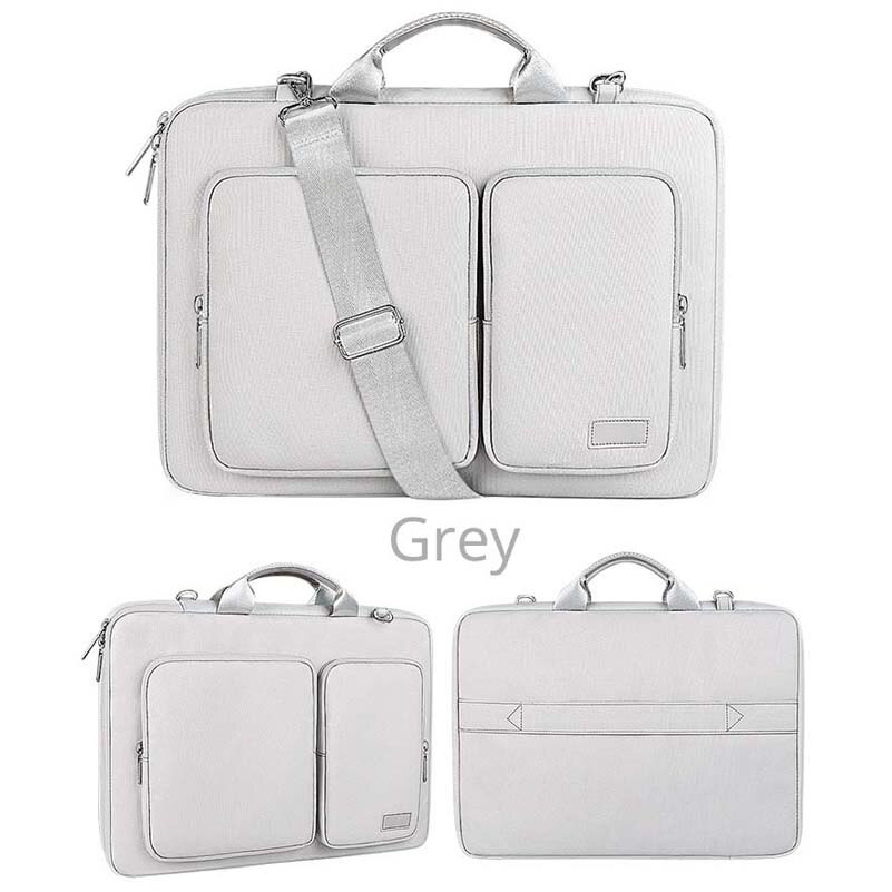 Bolsa impermeable para ordenador portátil 13,3, 14,1, 15,6 pulgadas, bolso de hombro para mujer y hombre, maletín para documentos, funda protectora