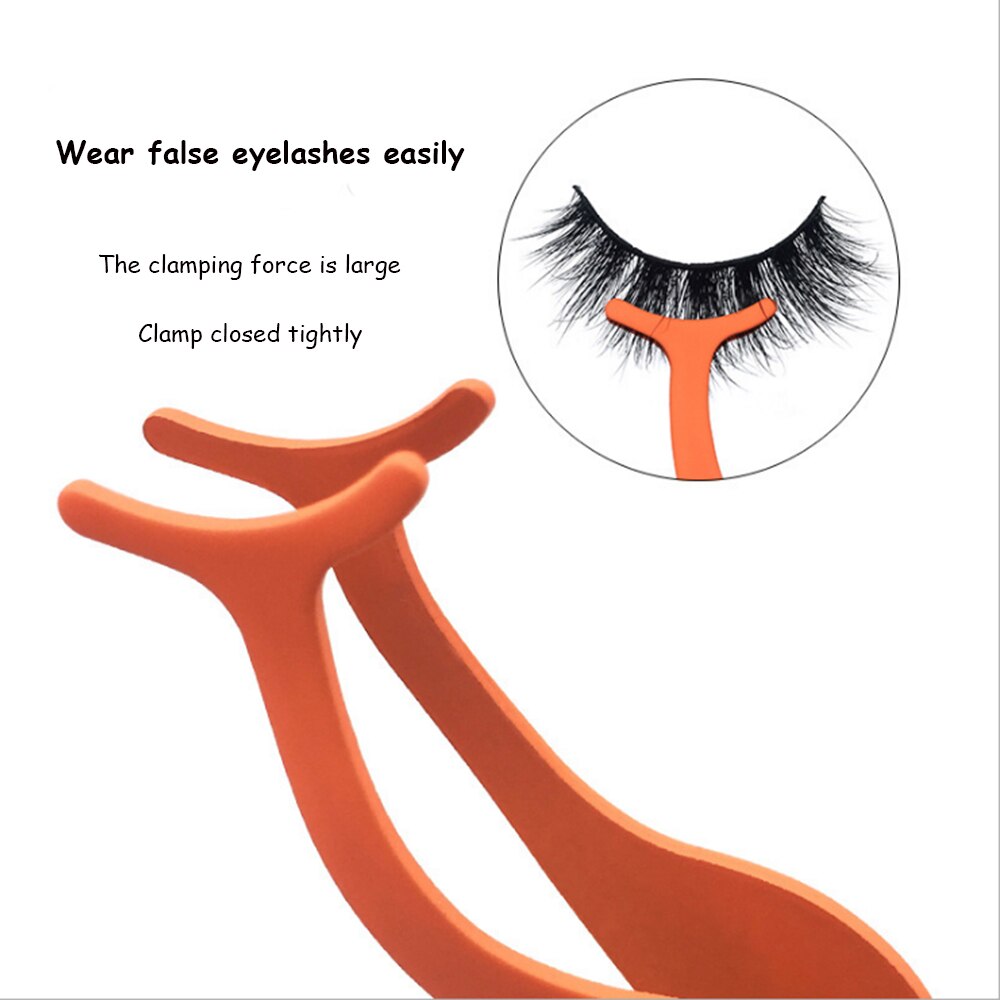 1Pcs Eyelash Tweezers False Eyelashes Tools Lashes Accessories Lash Tweezer Applicator Extension Tweezers Makeup Tools