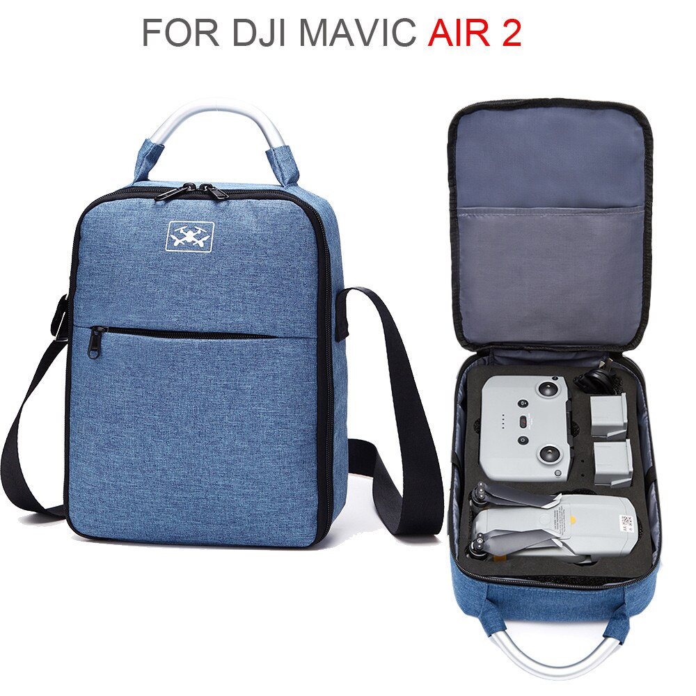 Bærbar opbevaringspose rejsetaske bærende skuldertaske til dji mavic air 2 drone tilbehør håndholdt bæretaske taske vandtæt