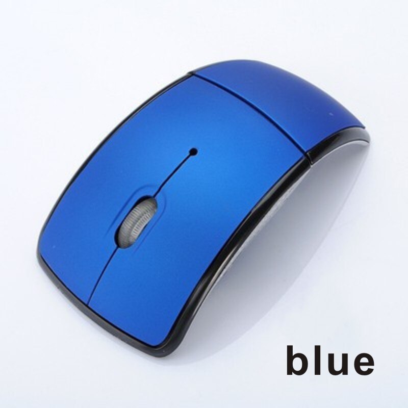 Mini Draadloze Muis Voor Pc Laptop Computer Desktop Usb 2.4Ghz Ergonomische Mause Magic Vouwen Ultra-Dunne Kantoor Gaming gamer Muizen: 2 4G Blue