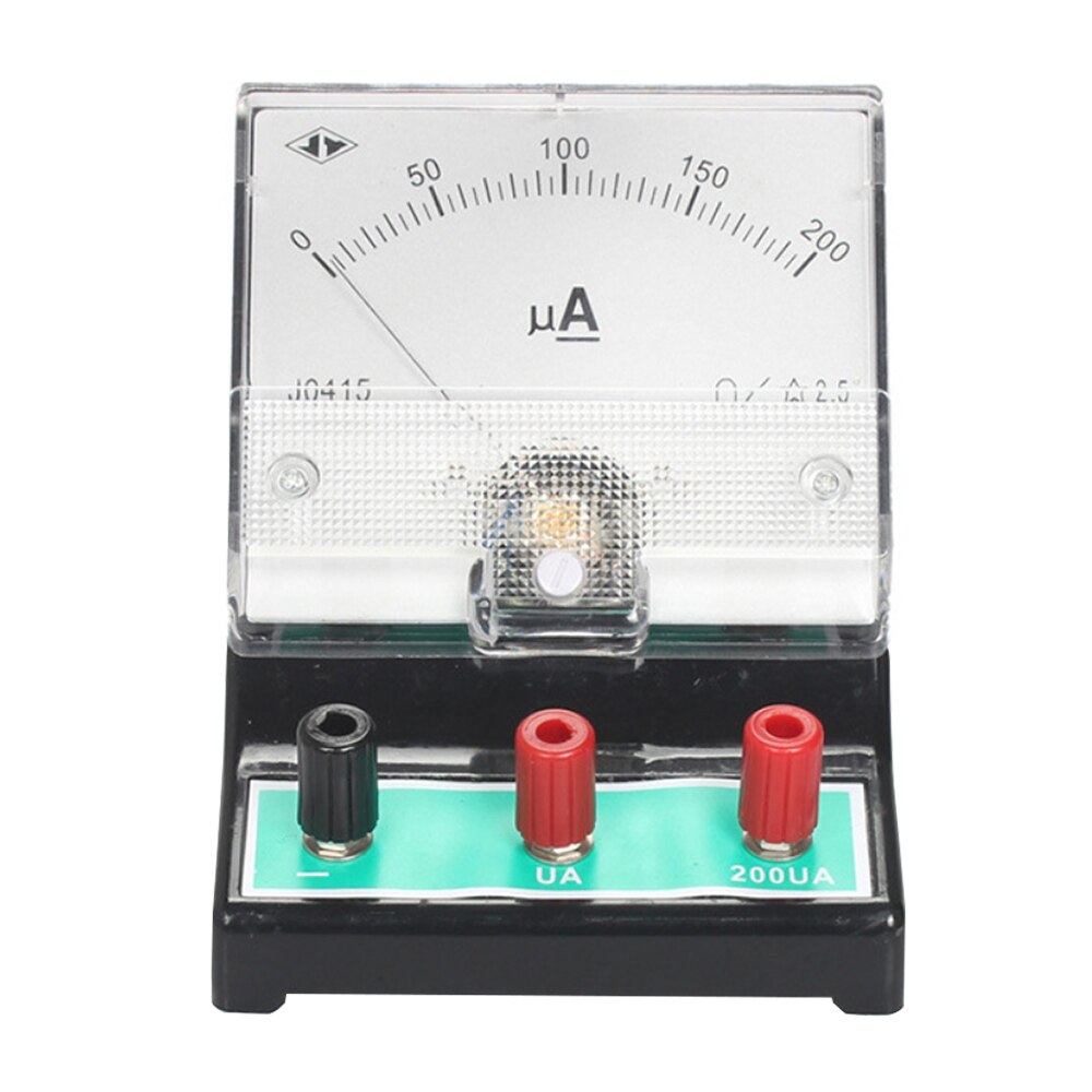 DC Microampere ammeter Grade 2.5 Milliampere meter Middle school physics Teaching demonstration physical experiment meter