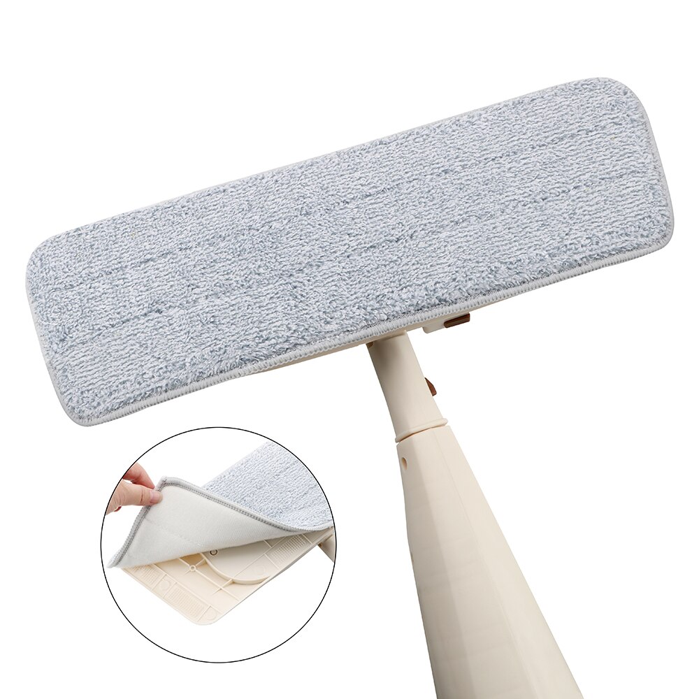 Mopa con pulverizador 3 en 1, juego de escoba, fregonas planas para suelo de madera, almohadilla de microfibra, mopa mágica, herramienta de limpieza multifunción para el hogar