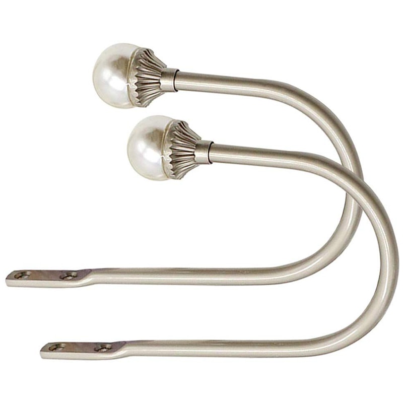 Vorhang Spitze-Up Haken, U-Förmigen Metall Strap Rückenlehne für Vorhänge, für Moderne/Retro Stil , für Spitze für Vorhänge, 2 Stück