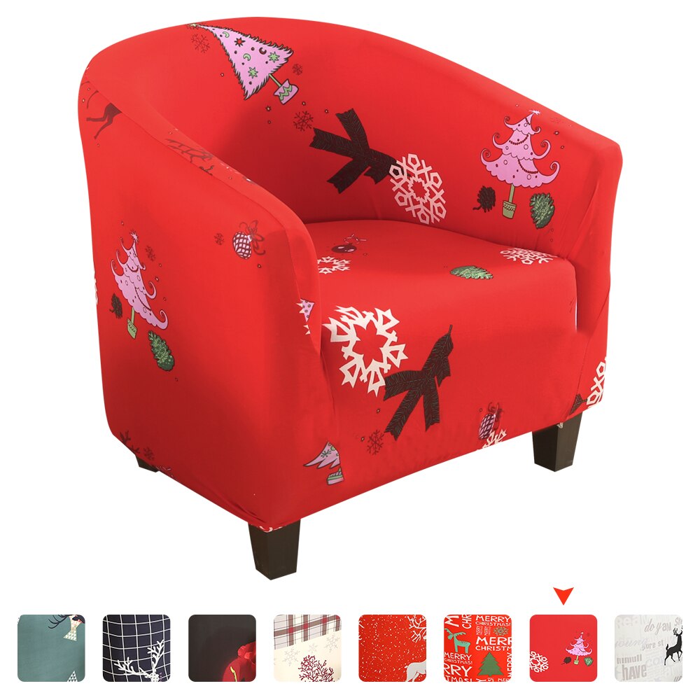 Kerst Elastische Sofa Cover Fauteuil Seat Cover Pr... Grandado