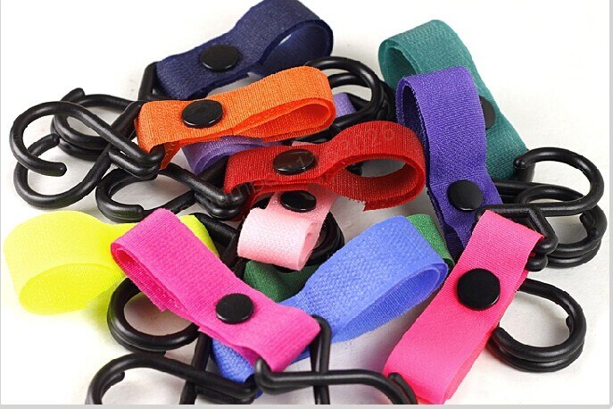 4Pcs/lot Baby Stroller Hook Clips Pushchair strong 2 Hooks Strap hanger baby stroller accessories baby carriage