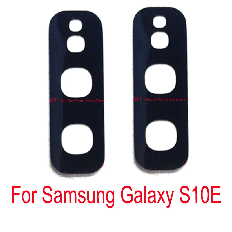 10 PCS New Posteriore Posteriore della Macchina Fotografica Obiettivo di Vetro Per Samsung Galaxy S10 E S10e G970 G970F Posteriore Principale Camera Lens vetro Con Adesivo Parte