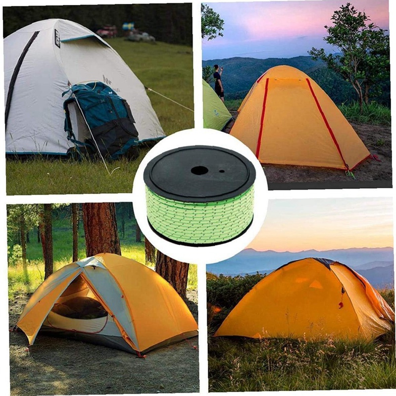 Reflecterende Tent Camping Lichtgevende Scheerlijnen 50M Voor Outdoor Camping Picknick Trekking Klimmen Camping Accessoires