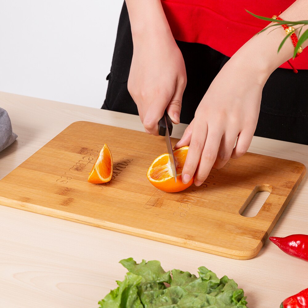 Tablero de cocina de madera para cortar, madera, nogal, Pizza, pan, fruta, tabla de cortar colgante, accesorios de herramientas de cocina antideslizantes duraderos