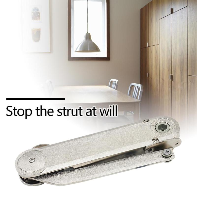 Randomly Stop Hinges Kitchen Cabinet Zinc Alloy Door Adjustable Lift Stay Support Bar Conveninently and Simple Installation