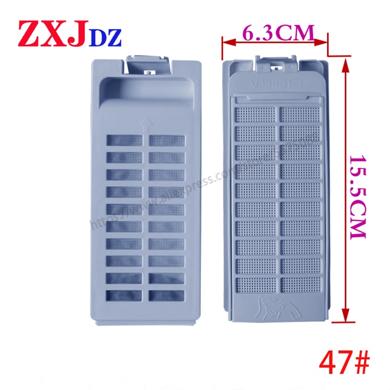 Haier Wasmachine Filter XQS50-728A, XQS50-728 Wasmachine Filter Doos Netto Zak