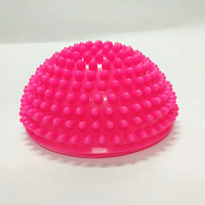 Los niños hemisferio piedras punta masaje Fitball bola Balance media pelota para Yoga de integración sensorial bola juegos deportes Juguetes: Rosa