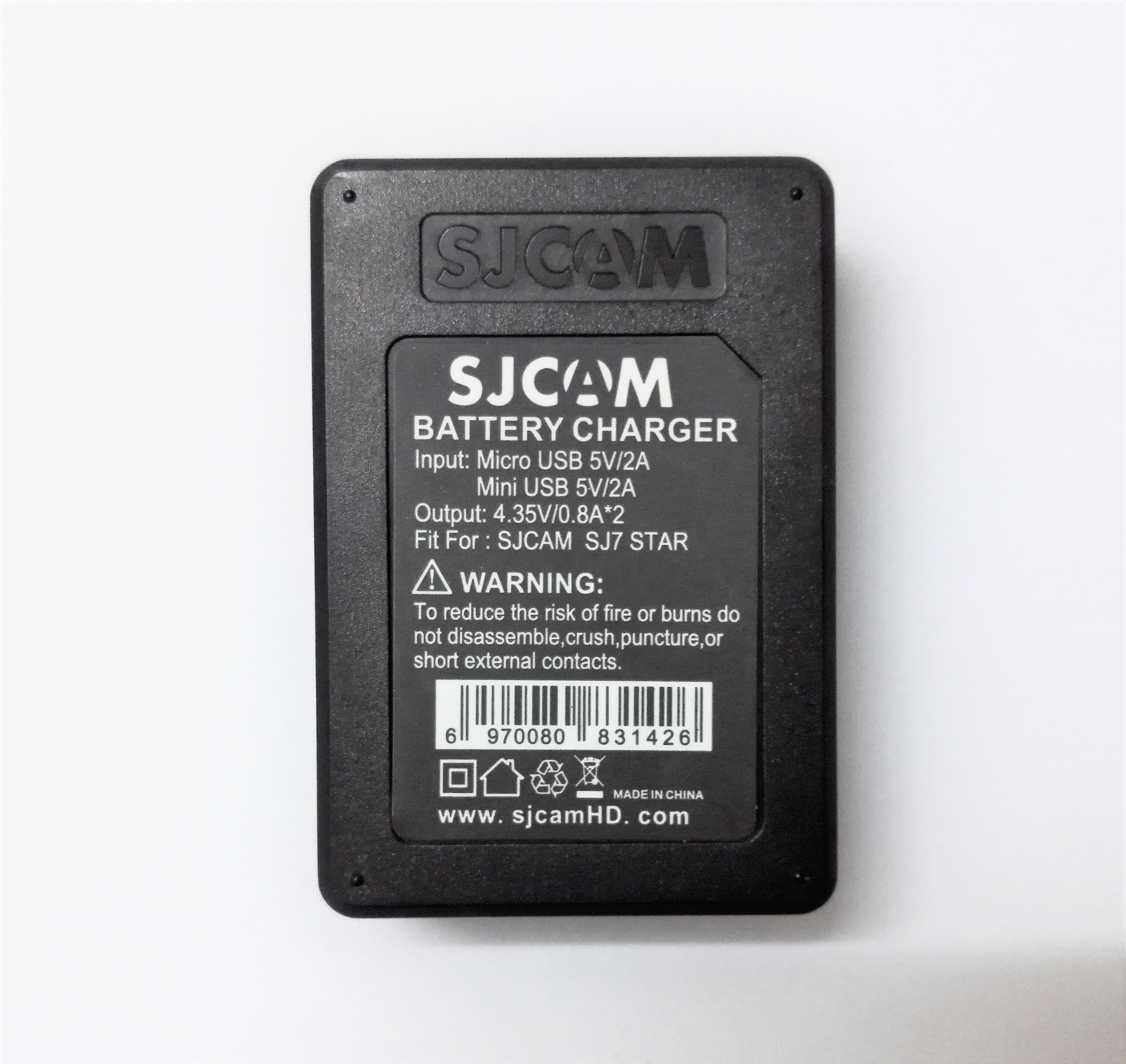 Originele Sjcam SJ7 Batterij (2 Stuks Batterijen + Dual Charger) 1000Mah Oplaadbare Li-Ion Batterij Voor Sjcam SJ7 Actie Camera