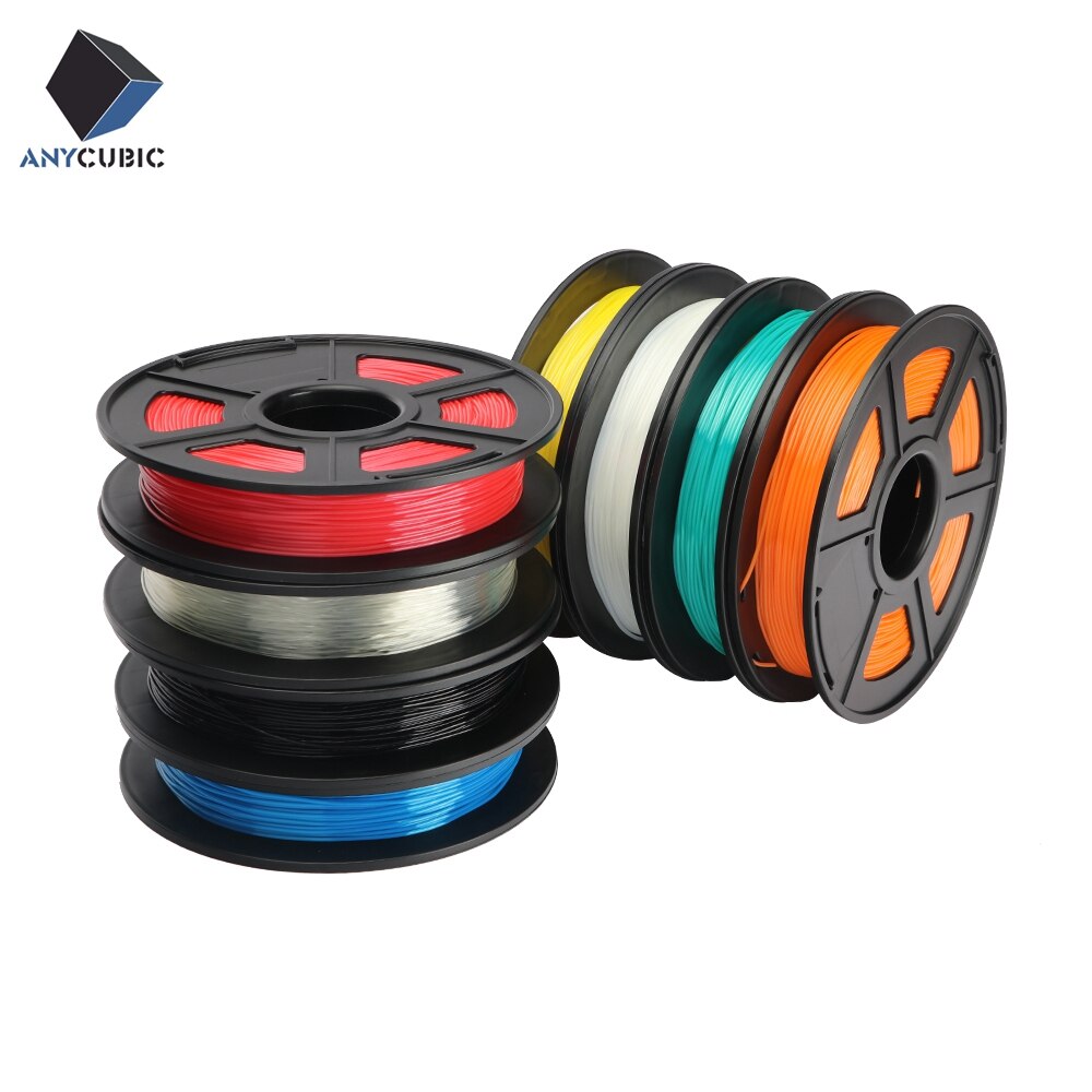 ANYCUBIC TPU Filament Kit For 3D Printer 1.75mm Flexible Color Optional 500g/Roll Rubber Consumables 3D Printer Material Kit