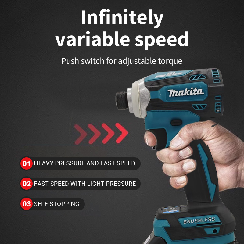 Makita DTD171 Brushless Impact Driver Rechargeable Screwdriver Drills Power Tools 18V