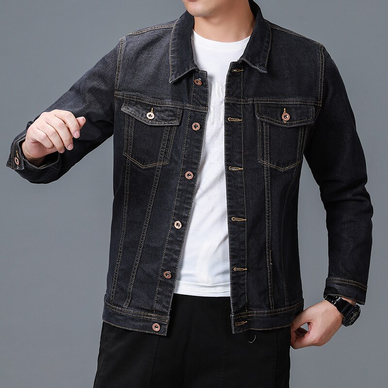 Men Spring Jeans Jacket Mens Bomber Jackets Men Hip Hop Man Vintage Denim Jacket Coat Streetwear Chaqueta Hombre S-3XL,002