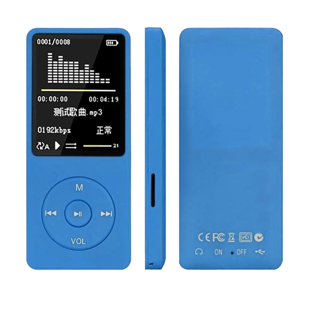 Portable MP3 Player LCD Screen FM Radio Video Games Movie mp3 player mini Built-in microphone walkman