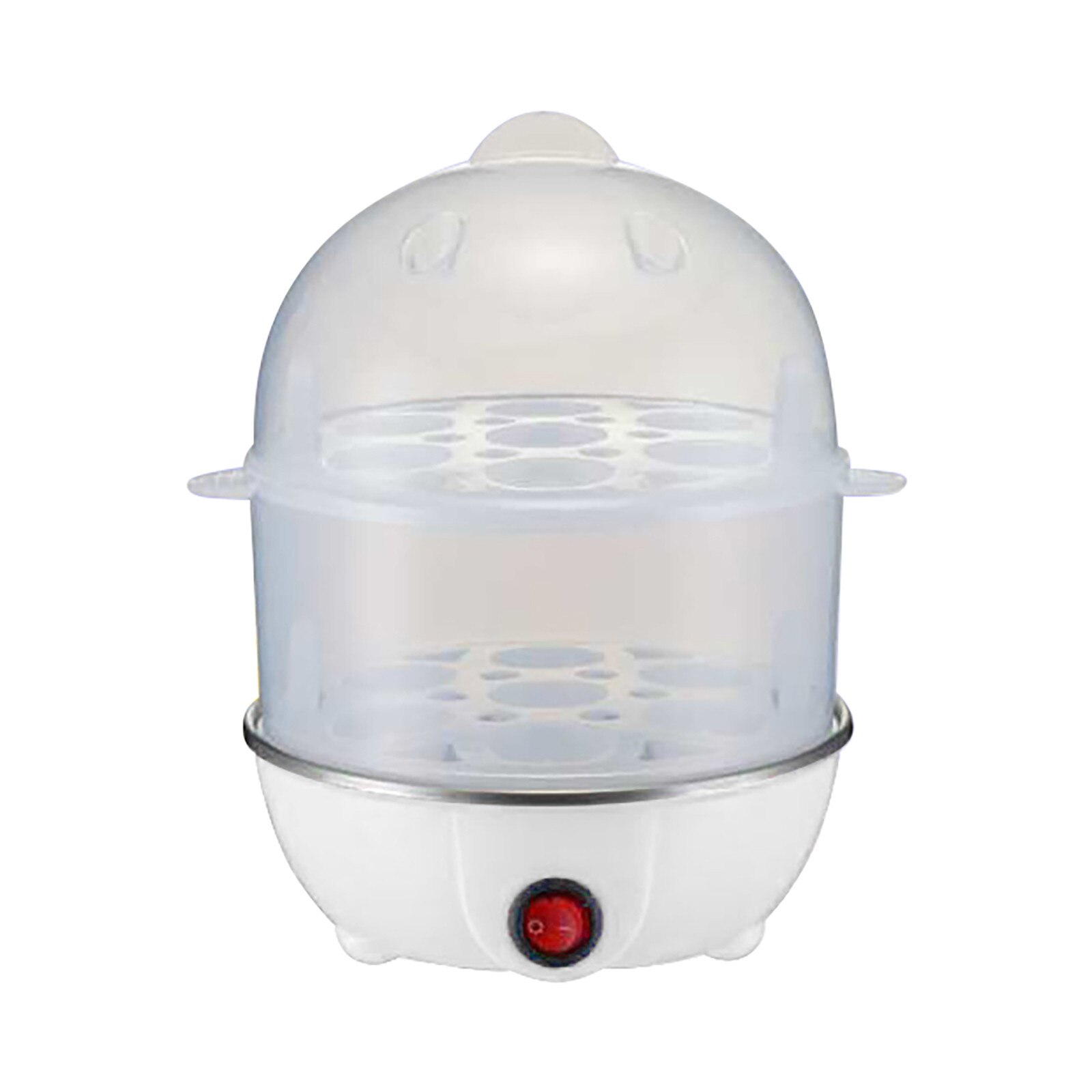 Egg Steamer Double-layer Egg Cooker Stainless Steel Breakfast Machine Multi-function Boiled Egg Artifact Mini Small Steamer