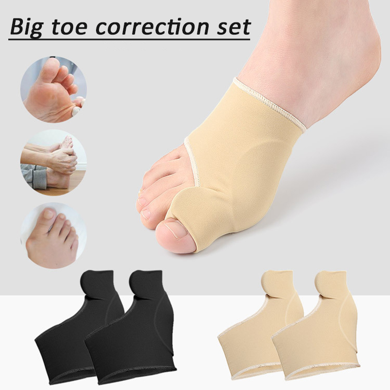 2Pcs Orthopedic Bunion Correction Pedicure Socks Hallux Valgus Corrector Braces Toes Separator Feet Care Tool SEC88