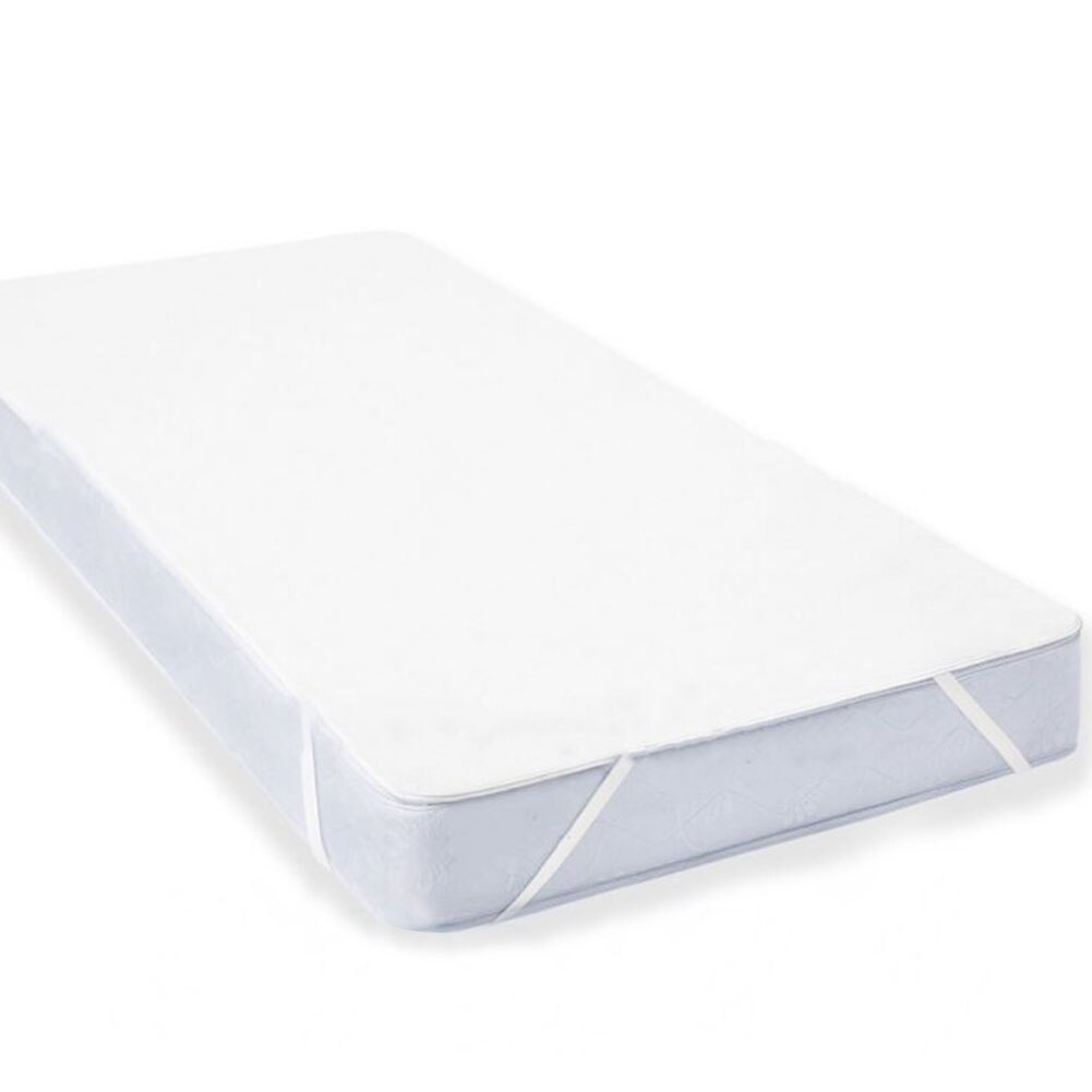 Terry Cloth Waterproof Bed Sheet For Mattress Pad &amp; Topper With Band Bed Protector Waterproof Mattress Protector: 120x200cm