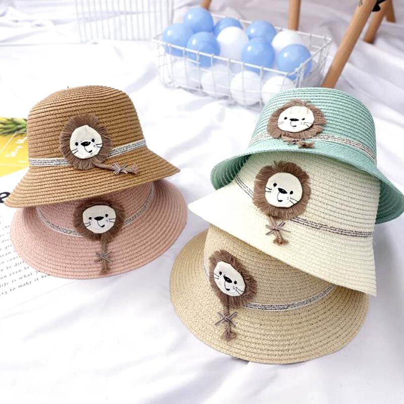 XEONGKVI-sombreros de sol coreanos de dibujos animados para niños, bolsos, traje de de verano, sombreros de playa de ala ancha para niña, gorra de cubo