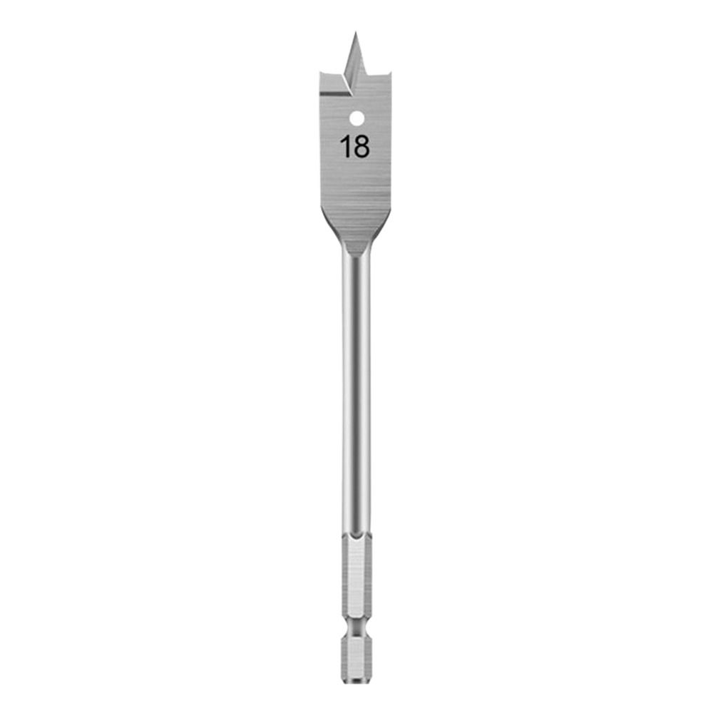 Juego de brocas planas de acero de alto carbono para madera, herramienta de carpintería duradera, Multifun-centional, 6-50mm: Grey