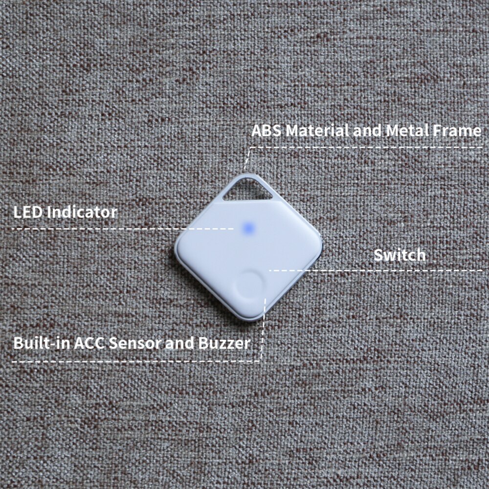 Mini Smart Tag Keychain Search Beacon Ble Anti-Lost Alarm Location Tracker Key Finder Bluetooth