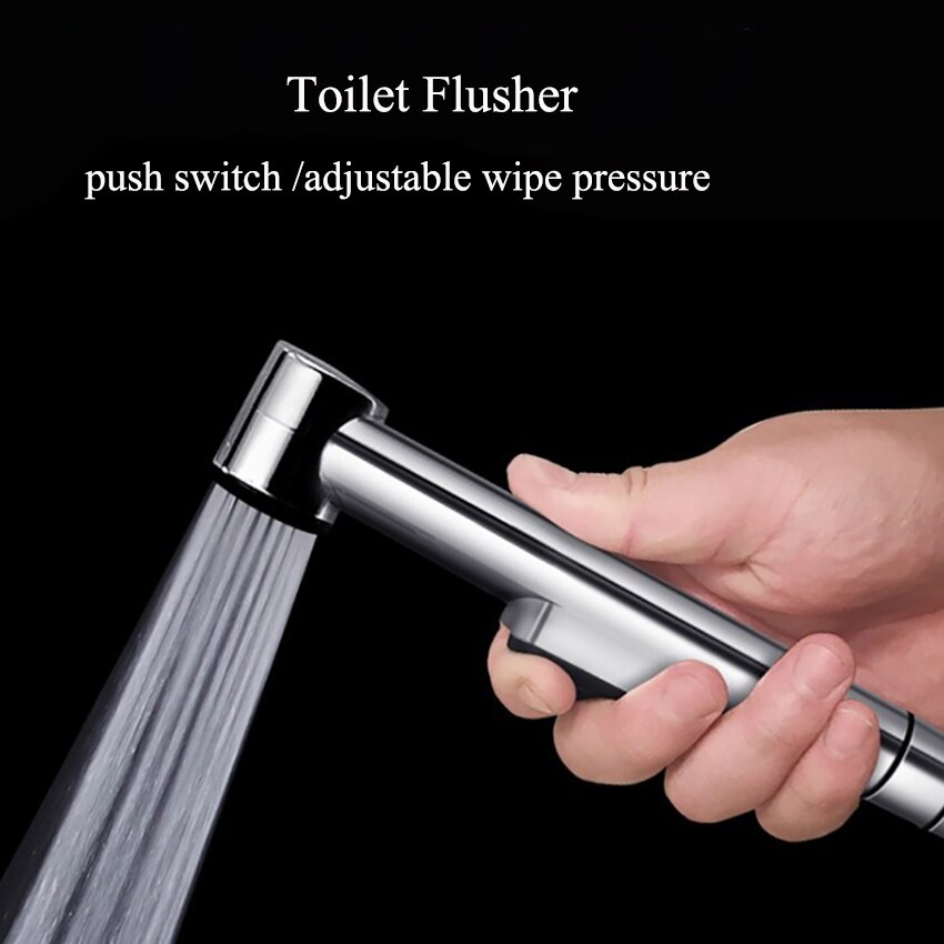 ABS Universele Hand Bidet Sproeier Wall Mounted Douchekop Sproeier Badkamer Douche Toilet Handheld Bidet Sproeier Bidet Onderdelen