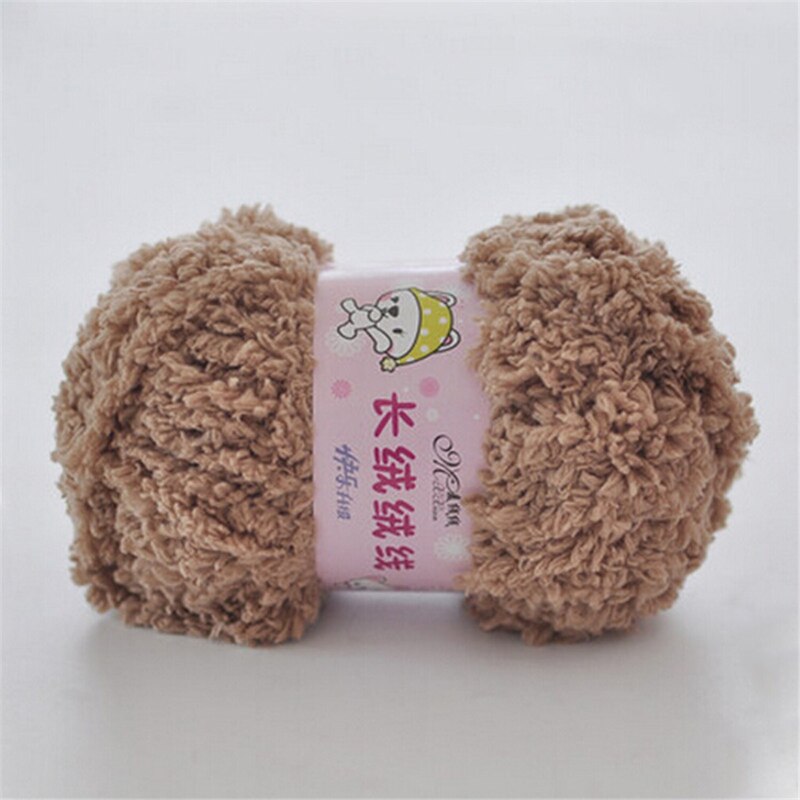 Soft Smooth Baby Wool Yarn Knitting Velvet Yarn Thick Fiber Cotton Crochet Yarn Hand Knitting Cashmere Yarn Thread: 671936