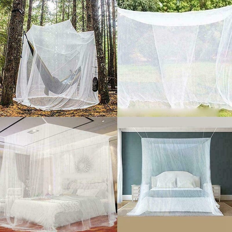 Large White Camping Mosquito Net Indoor Outdoor Insect Storage Tent