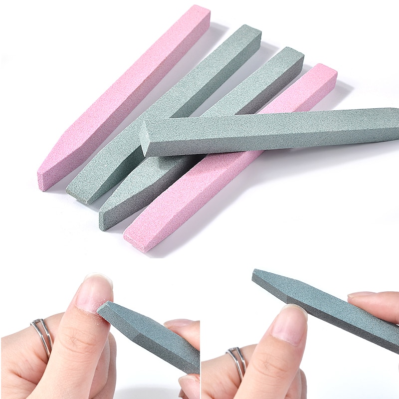 Professionele Quartz Nail File Milieuvriendelijke Manicure Poolse Schuren Nail Buffer Blok Exfoliëren Verwijderen Dode Huid Nail Care Tool