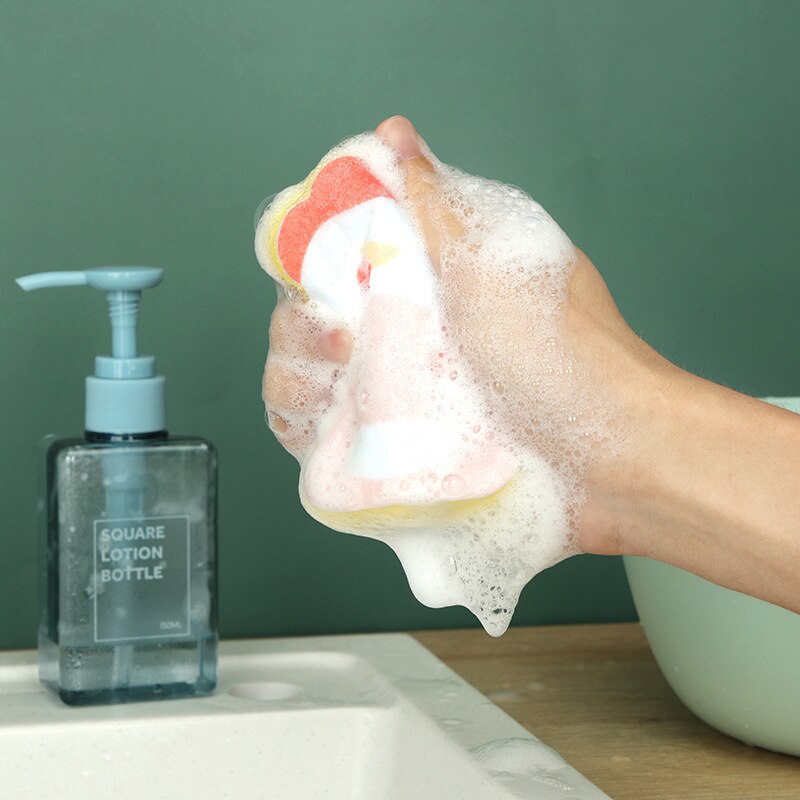 Household Magic Sponge Kitchen Cleaning Sponge Scrubber Sponges for Dishwashing Double-sided decontamination Kitchen accessories