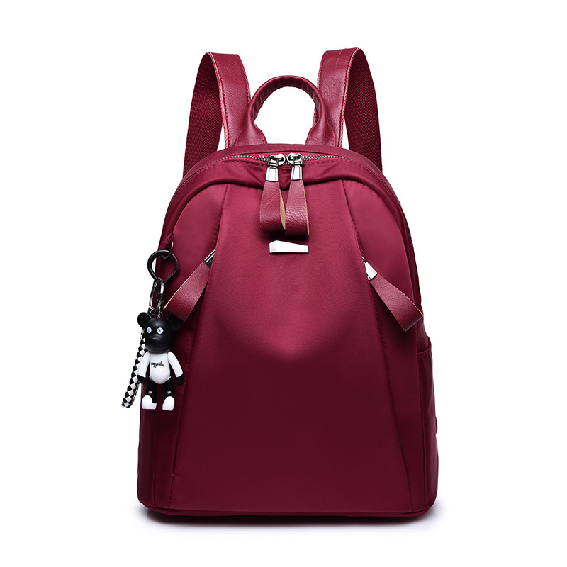 Nouvelle COOL ours femmes sac à dos de décontracté oxford sacs à dos femme plus grande capacité sac à dos sac de voyage pour les femmes: red