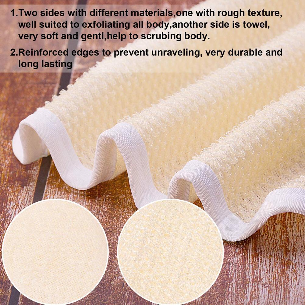 Schlecht Tuch Handtuch Peeling Gesicht Körper Waschen Weben Seiten Tücher Zwei Massage Schlecht Handtuch Peeling Frauen Sauberen, Weichen Tuch M a0o8